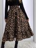 Women's Clothing Sexy Leopard Print High-Waisted Midi Skirt Loose Fitting Maxi Skirt Style Large For Formal & Casual For Women_ecoleips.com