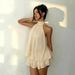 Women's Clothing Mesh Halter Neck Tea Dress Style Sexy Hot Spring Summer Beach Vacation For Formal & Casual For Women_ecoleips.com