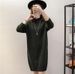 Aria Basics Aria Basics 2025 Autumn Winter New Half Turtleneck Pullover Sweater Base Shirt Loose Mid-Length Women's Knitted Dress Trendy_ecoleips.com