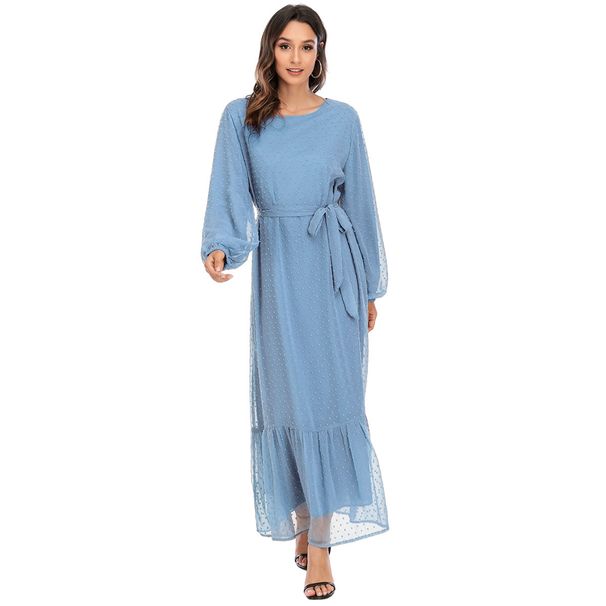 Women's Patchwork Long Sleeved Fashion Dress_ecoleips.com