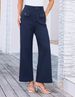 K Women's High-waisted Wide-leg Pants With Pockets_ecoleips.com