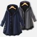 Women's Clothing Cotton Padded Jacket Hooded Mid Length Coat Women's Clothing Autumn And Winter Casual Warm Cotton Padded Jacket_ecoleips.com