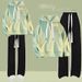 Premium Heavyweight Hoodie & Jogger Set For Girls – Cozy Fleece-Lined Two-Piece (Beige/Green/Purple, S-XL) | Cute Anime Print Matching Outfit_ecoleips.com