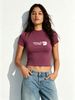 Women's Cute Cropped T-Shirt, Solid Color Short Tee For Leisure Summer Dressing_ecoleips.com