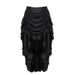 Summer New Pleated Midi Skirt For Women Style Simple Versatile Solid Color Dance Skirt_ecoleips.com