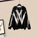 Women’s Clothing Autumn salt light luxury suit for women new style meat covering college style hooded knitted sweater wide leg pants two piece suit_ecoleips.com