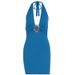 New Arrival Sexy Fashion Halter Tie V Neck Slimming Backless Bodycon Dress For Women Party Club Wear_ecoleips.com
