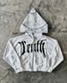 Women's Clothing Edgy Zip-Up Hoodie – Gothic Diamond Print Unisex Streetwear"_ecoleips.com