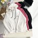 girl Girl Autumn New 100kg Loose Embroidered Hooded Jacket For Plus Size Women Casual Parka 8385_ecoleips.com