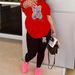 Women's Clothing Women's Fashion Set T-Shirt And Short Sleeved Top Short Sleeve Clothing For Formal & Casual For Women_ecoleips.com