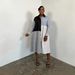 Women's Loose Long Sleeved Shirt Dress Color Block Striped Patchwork Crossed European And American Style Autumn Fashion Lazy Dress_ecoleips.com