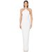 Verve Women's Sleeveless Sexy French Style With Slit Sequins And Halter Neck Party Evening Dress_ecoleips.com