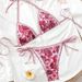 2025 New Bikini Two Piece Swimsuit Sexy Strappy Design European American Print Women's Swimwear_ecoleips.com