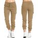 Aria Basics 2024 European And American Cross-Border Work Wear Casual Elastic Waist Drawstring Side Pocket Women's Long_ecoleips.com