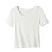 Crew Neck Short-sleeved T-shirt For Women's Summer Outer Wear, Undershirt Inside, Solid Color, Comfortable And Breathable Clothes_ecoleips.com
