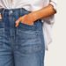 Women's Retro Distressed Mid-Rise Straight Leg Jeans Water Wash Stretch Cross Border Trade Shorts from Europe & America_ecoleips.com