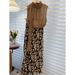 Fashionable Outerwear Niche Ribbon Top Floral Skirt 2025 Summer New Style Fat Collarbone Slimming Set For Women_ecoleips.com
