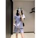 Women's Purple Shorts Set, 2026 Summer Hot Selling Two Piece Set, WKV Elegant Goddess Style High End Outfit_ecoleips.com