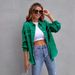 2025 New European American Style Mid-Length Frayed Distressed Denim Jacket For Women, Autumn And Winter Long Sleeve_ecoleips.com