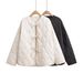 Quilted Puffer Jacket For Women - Lightweight Winter Coat With Stand Collar, Oversized Fit, Zip Front & Versatile Pockets, Trendy Streetwear Essential_ecoleips.com
