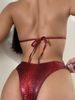 Women's Clothing Bikini Split Swimsuit Tassel Sequins Swimsuit Three-piece Swimsuit Bikini Spot_ecoleips.com