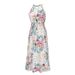 2024 European And American Women's New Summer Sexy Fashion Milk Silk Floral Print Long Dress_ecoleips.com