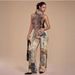 Women's Retro Street Style 3D Digital Printed Denim Jeans Top Selling_ecoleips.com
