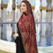 Women's Clothing Muslim Accessories Bohemian Paisley Hijab Scarf With Fringe – Extra-Long 190cm Viscose Shawl For Women, Vintage Ethnic Print Wrap_ecoleips.com