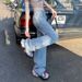 Wholesale American Retro Low-waist Loose Wide-leg Pants For Women, Versatile Spring-summer Straight Jeans, Extra-long_ecoleips.com