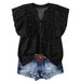 2025 New European And American Princess Sleeve V-Neck Top, Best-Selling In Southeast Asia, Chiffon Blouse,_ecoleips.com