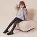 Women's Clothing Kids' Thermal Tights With Sheer Effect – Fleece-Lined & Ultra-Stretch (3 Colors, 6 Sizes) – High-Waisted & Non-Slip For Girls_ecoleips.com