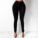 Women's Clothing Jeans High Waist Slim Pencil Trousers_ecoleips.com