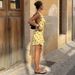 Summer New Women's Sexy Halter Neck Sleeveless Slim Polka Dot Mesh Dress_ecoleips.com