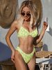 Floral Underwire Push-Up Bikini Set - Sexy Ruffled Swimwear For Women, High Elasticity & Support (Blue/Pink/Matcha/Lavender) - S/M/L/Xl_ecoleips.com