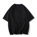 Women's Clothing Oversized Cotton T-Shirt Soft Black Short Sleeve Tee With Trendy Graphic Prints Loose Fit (Multiple Sizes & Designs Available)_ecoleips.com