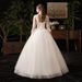 2026 New Fashionable Wedding Dress For Photo Studio And Travel Shoots, Stand Collar, Sheer Sleeves, Slim Fit, Plus Size_ecoleips.com