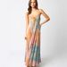 2025 Summer New European And American Cross-Border V-Neck Printed Tie Loose Sleeveless Strap Dress For Women_ecoleips.com
