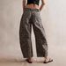 Effortless Americana Style Leopard Print High Waist Straight Leg Jeans 2K High Street Style Women's Clothing Autumn New Fashion_ecoleips.com