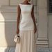 Streetwise Knit Set – Sleeveless Vest + Maxi Skirt (S-XXXL) | 4-Way Stretch Poly-Spandex For All-Day Comfort_ecoleips.com