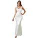 Women's Clothing Noble And Elegant Hip Dress Light Luxury Fashion Lace White Long Skirt Show Figure Dress_ecoleips.com