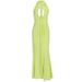 European And American Style Summer Hot-Selling Women's Long Sexy Elegant Deep V Neck Halter Backless Slim_ecoleips.com