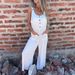 Summer New Women's Casual Bib Jumpsuit Loose Fit Style Solid Color Button Insert Pocket_ecoleips.com