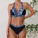 Women's Clothing Plus Size New Bikini Two Piece Printed Swimsuit For Women._ecoleips.com