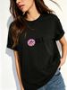 Ladies Casual Cotton Tee, Soft Breathable Slim Fit T-Shirt, Minimalist Basic Top For Everyday Styling_ecoleips.com