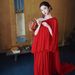 Red One-Shoulder Morning Robe Unique Simple Engagement Evening Gown Elegant Subtly Luxurious Wedding Toast Dress Women's Party Wear_ecoleips.com
