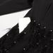 K Mingyuan Style Lace Up Waist Slimming Short Skirt New Heavy Industry Nail Bead Feather Design Sense Suit Dress For Women_ecoleips.com