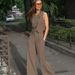 Women's Clothing Casual Khaki Fashion Temperament Sleeveless Vest Trousers Suit Spring And Summer All Match High Waist Two Piece Suit For Women_ecoleips.com