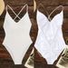 Solid One Piece Swimsuit Women Swimwear 2025 New Bikini Sexy Bodysuit Plus Size Bathing Suit Swimming Suit Maillot De Bain Femme_ecoleips.com