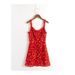 European And American 2023 Winter New Women's French Style Floral Slim-Fit Suspender Dress_ecoleips.com