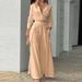 2026 Cross-Border Foreign Trade European And American Women's Clothing Spring New Style Solid Color Elegant Commuter_ecoleips.com